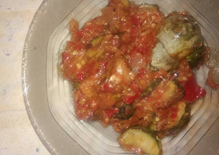 Resep Sambal terong Sedap | Resep Membuat Sambal terong Sedap Yang Bikin Ngiler