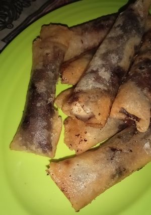 Foto resep Pisang coklat goreng kulit lumpia
