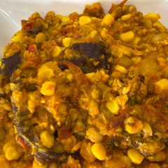 A picture of Beans and Corn Porridge.