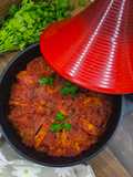 Paradicsomszószban sült kofta és burgonya mediterrán módra