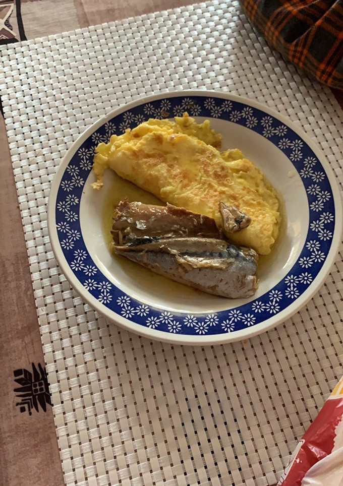 Una foto de Tortilla francesa con caballa