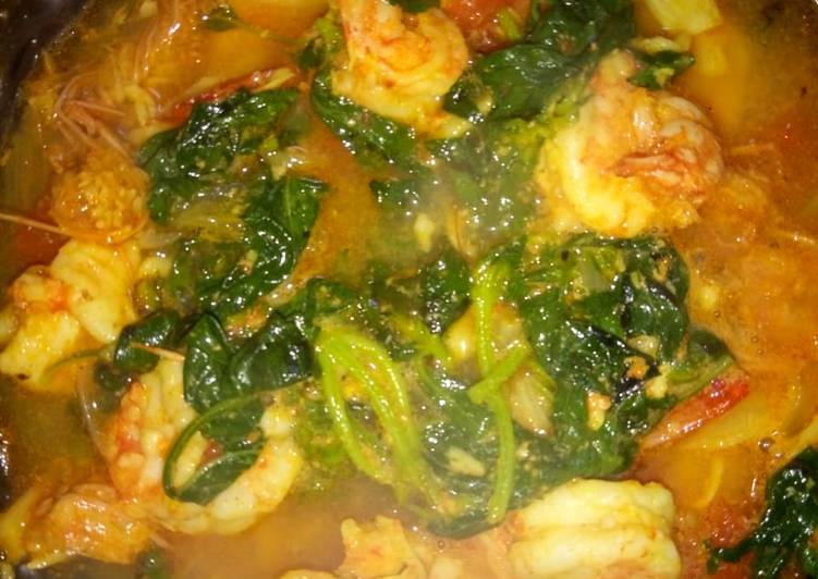 Bumbu mengolah Palumara Udang yang mudah