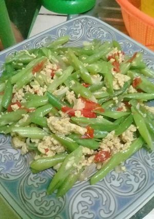Foto resep Tumis buncis telor