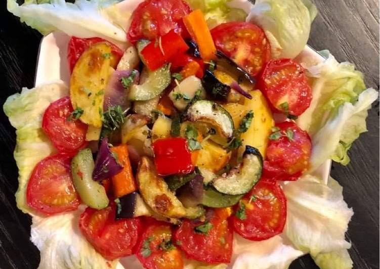 7 Delicious Homemade Baked /Roasted Vegetables Salad