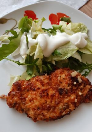 Sült csirke petrezselymes bundában recept fotója