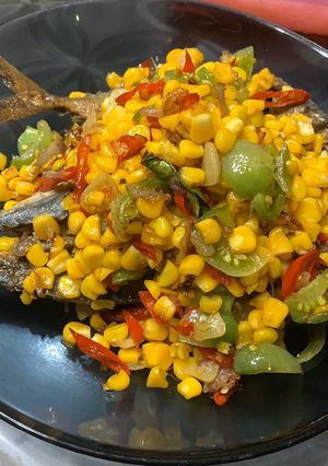 Foto resep Tumis Peda jagung manis