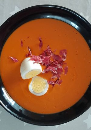 Una foto de Salmorejo Thermomix