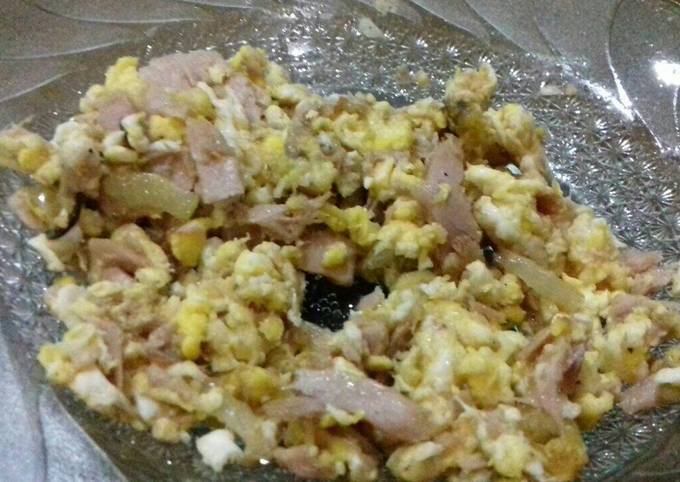 Ini dia! Cara gampang buat Tuna telur orakarik mudah dan murah  nagih banget