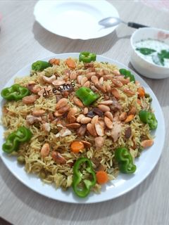 صورة لوصفة رز مع خضار