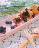 Bánh mufin chuối yến mạch việt quất