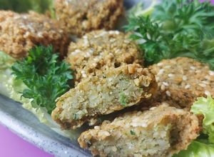 Foto resep Falafel طريقة عمل أطيب kacang arab perkedel vegetarian dietفلافل