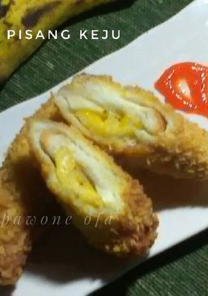 Foto resep Roti tawar isi pisang keju
