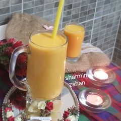 A picture of Mango Peach smoothie.