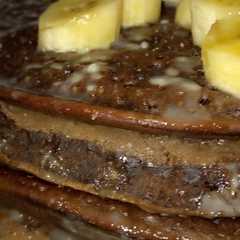 A picture of Chocolate pancakes.
