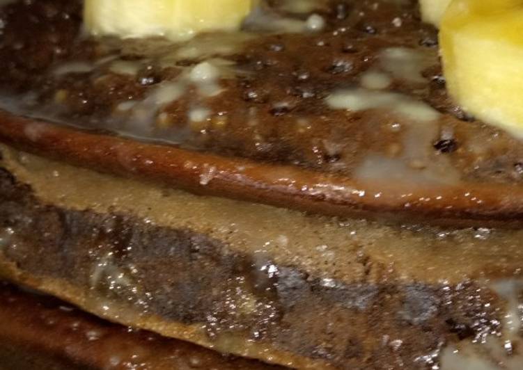 Steps to Prepare Super Quick Homemade Chocolate pancakes