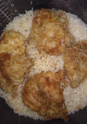 Foto resep Nasi kfc rice cooker