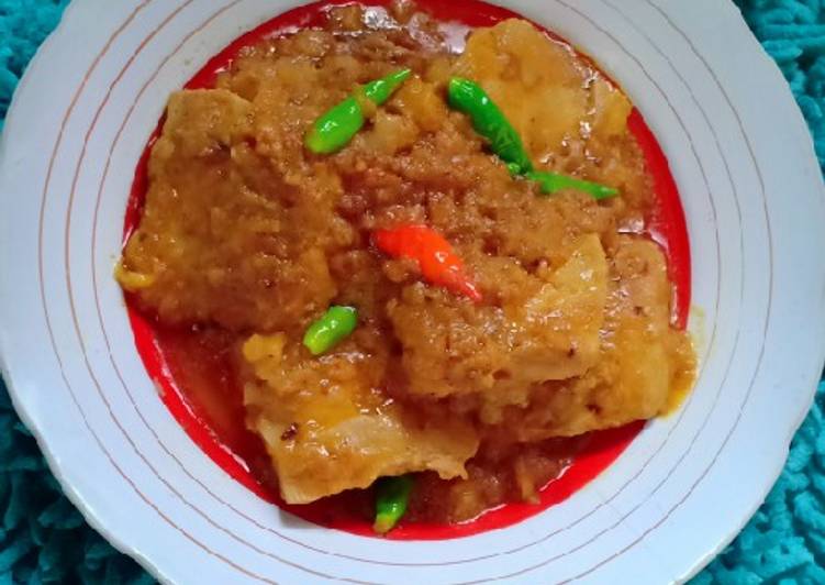 Tahu bandung bumbu tempoyak