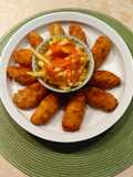 Kroketten aus Putenhackfleisch