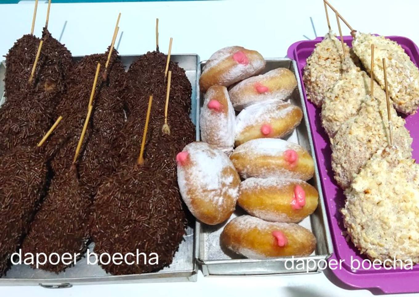 Paha ayam & donat 1 adonan
