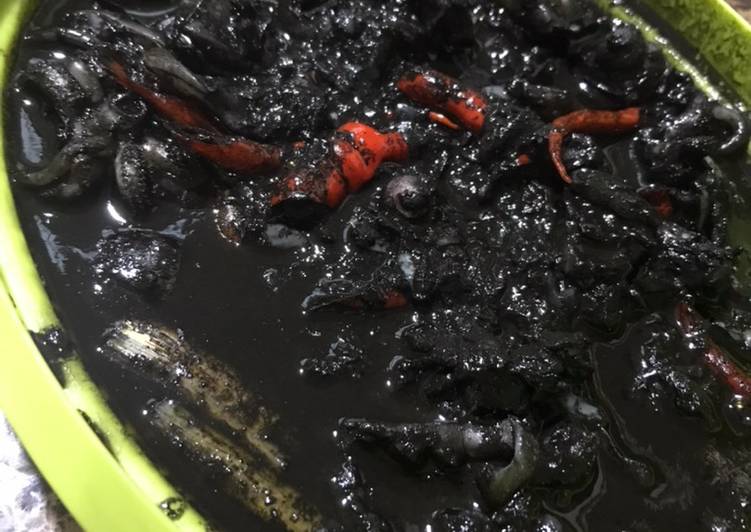 Resep Cumi hitam simple enak Lezat