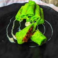 A picture of Coconut Crepe Roll.