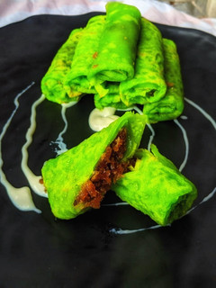 A picture of Coconut Crepe Roll.