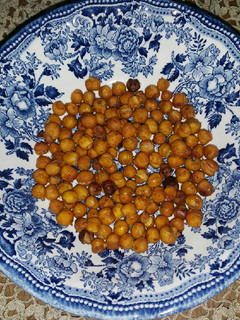 Una foto de Garbanzos tostados snack o picada saludable