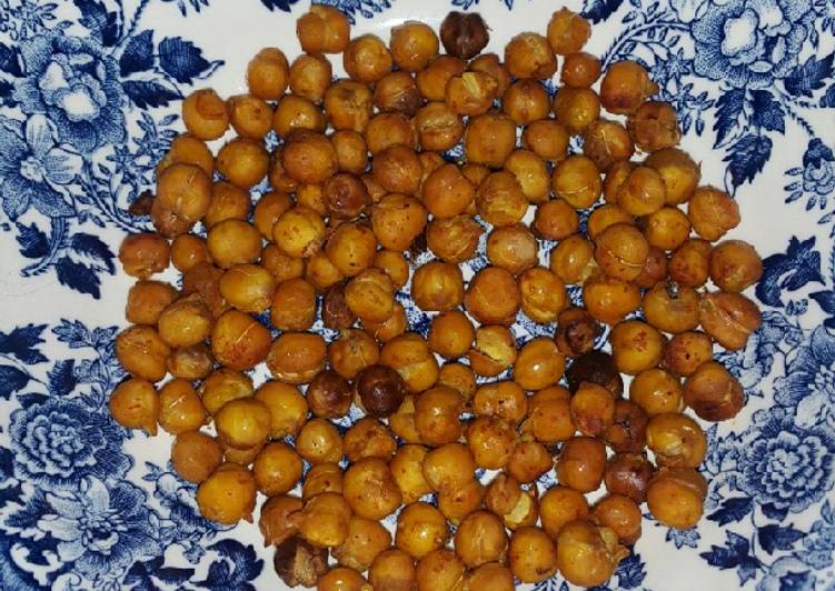 Garbanzos tostados snack o picada saludable