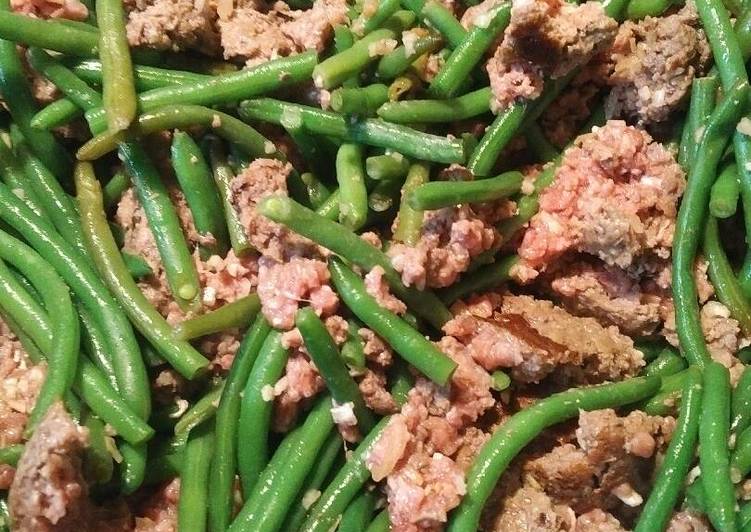 Recipe of Ultimate Ground Beef and Green Beans