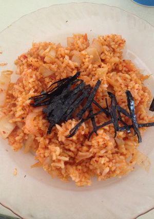 A picture of Kimchi Fried Rice.
