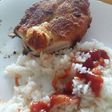 Apanado de pechuga con tocineta