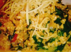 Una foto de Arroz yamaní integral con acelga 😉👏👏👏👌👌👌❤