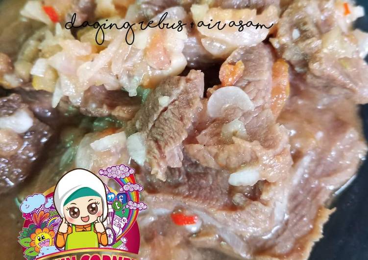 Daging rebus air asam, Viral