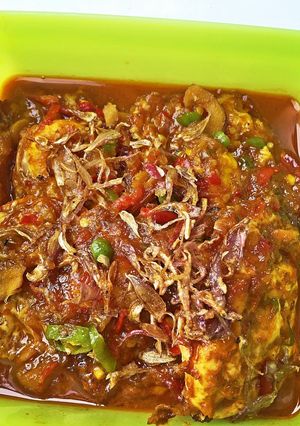 Foto resep Balado telur daun jeruk