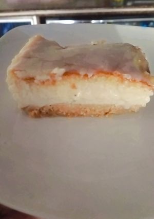صورة لوصفة تشيز البسبوسة بالقشطة