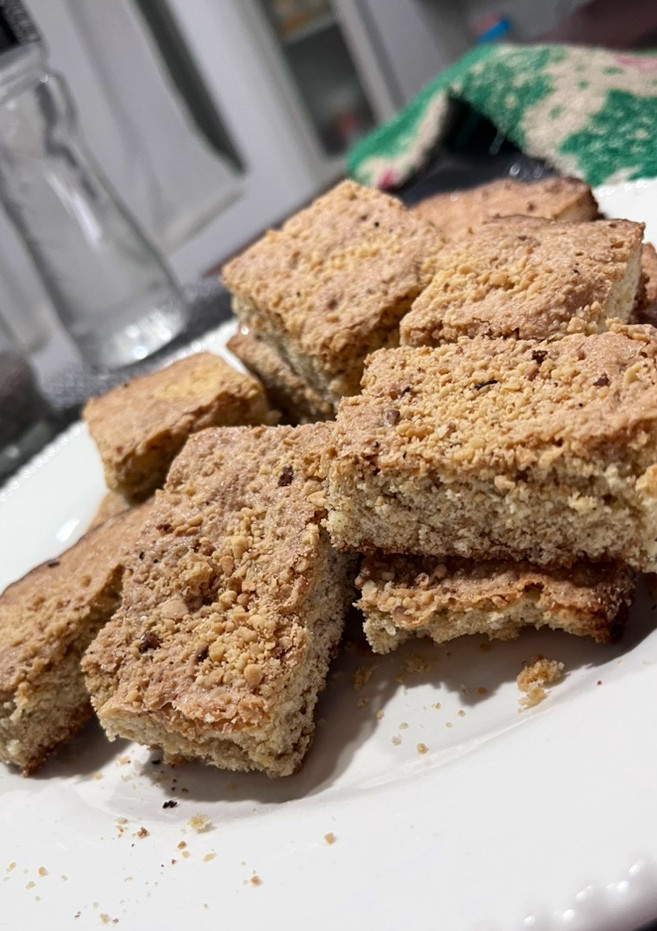 Una foto de Budín de limón saludable