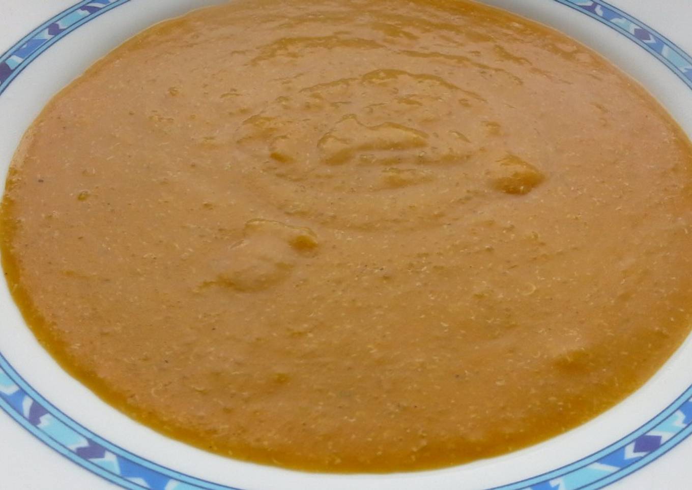 Crema de calabaza con quinoa