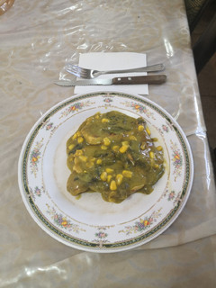 Una foto de Pollo en crema de chile poblano