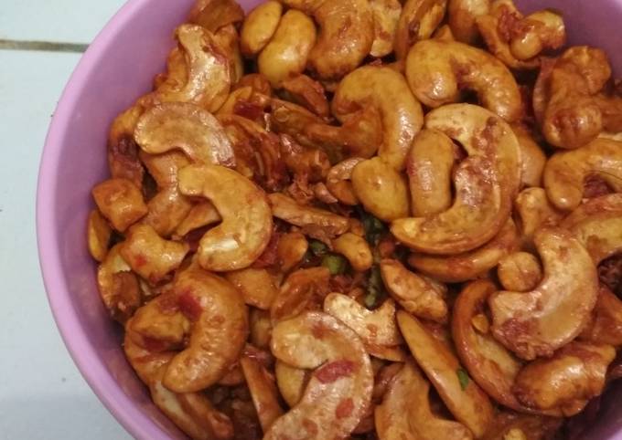 Resep Mete Oven Pedas Manis Oleh Bedalidah Bedarasa Cookpad