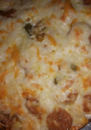 عکسی از دستور پیتزای مخلوط پسر پز 😋😍