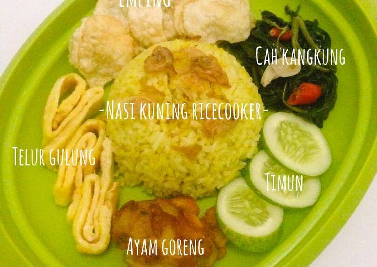 Nasi Kuning Rice Cooker (Anti Gagal)