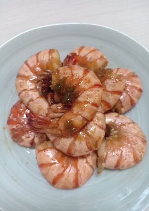 Hình của món Tôm rim.