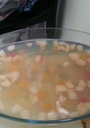 Foto resep Puding kaca buah
