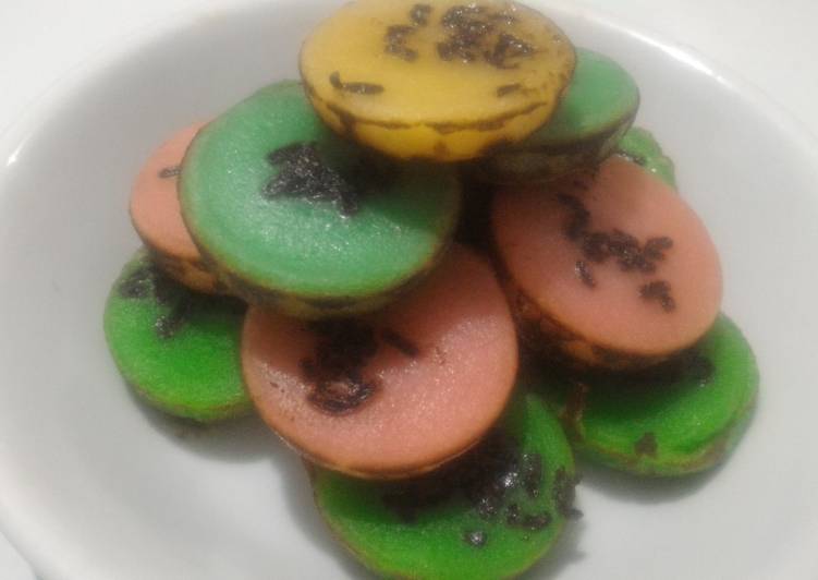 Bahan meracik Kue lumpur rainbow Anti Gagal