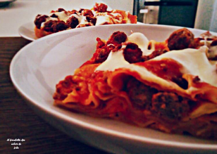 Lasagna con le polpettine