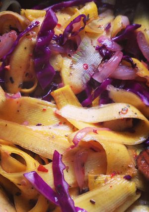 A picture of Faux pasta.