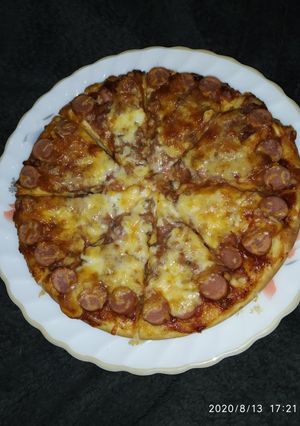 Foto resep Pizza Homemade Oven Tangkring