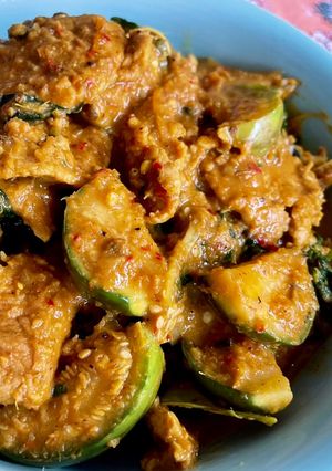 รูปของ คั่วป่าผักขี้ขวง(สะเดาดิน)แมงลัก🌶️🧄