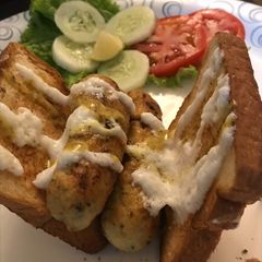 A picture of Chicken Sausage from scratch.
