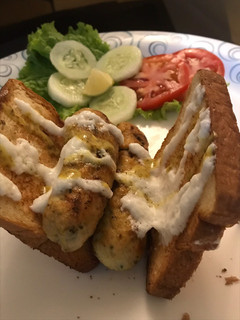 A picture of Chicken Sausage from scratch.